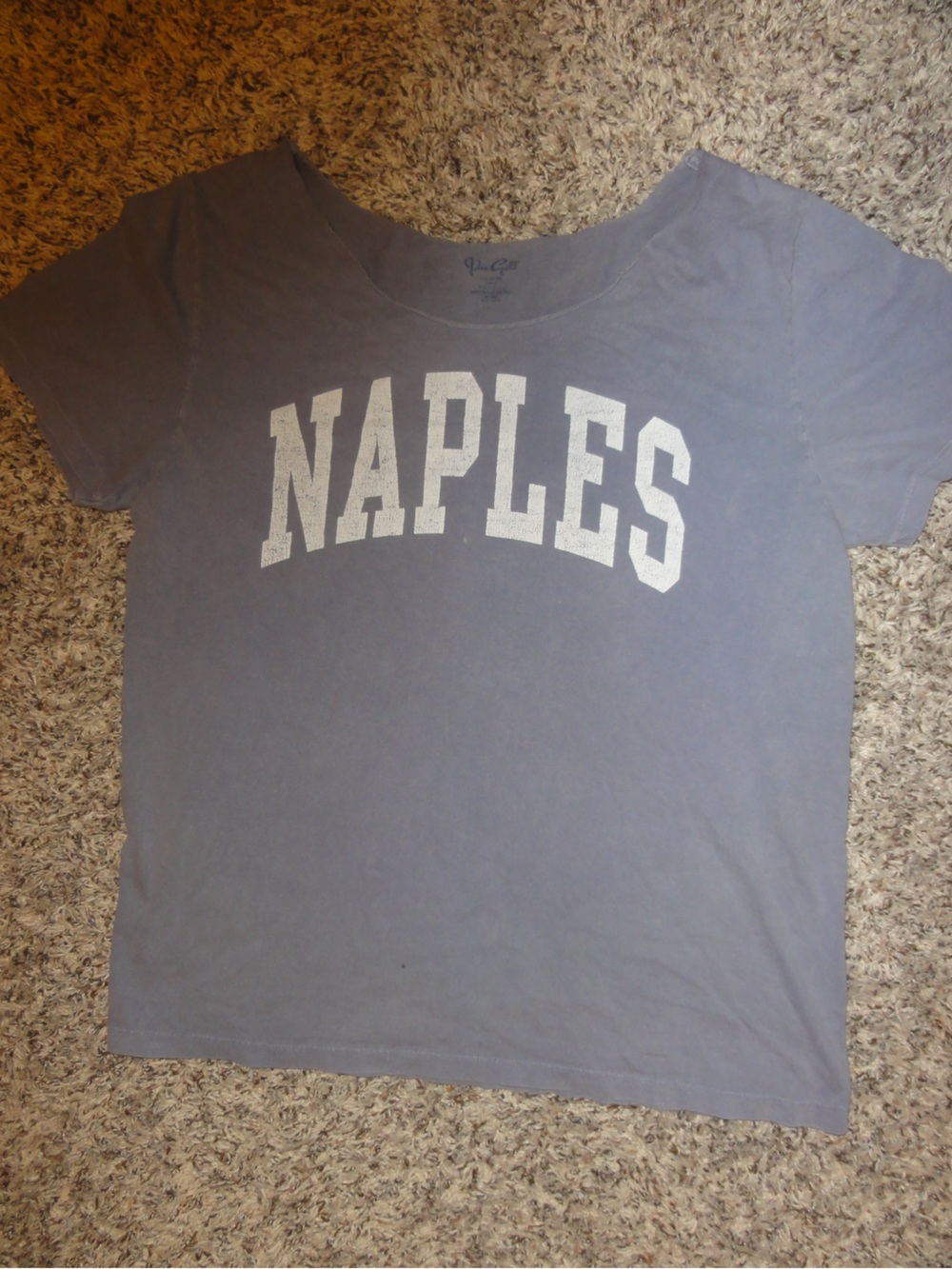 Brandy Melville Naples Florida Top in Faded Blue